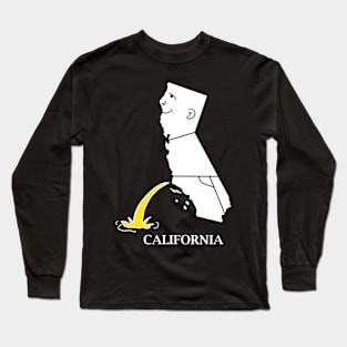 A funny map of California Long Sleeve T-Shirt